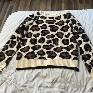 Cheetah Sweater Size S